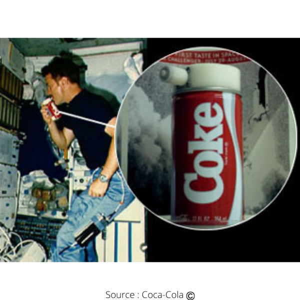 Coca-Cola dans l'espace